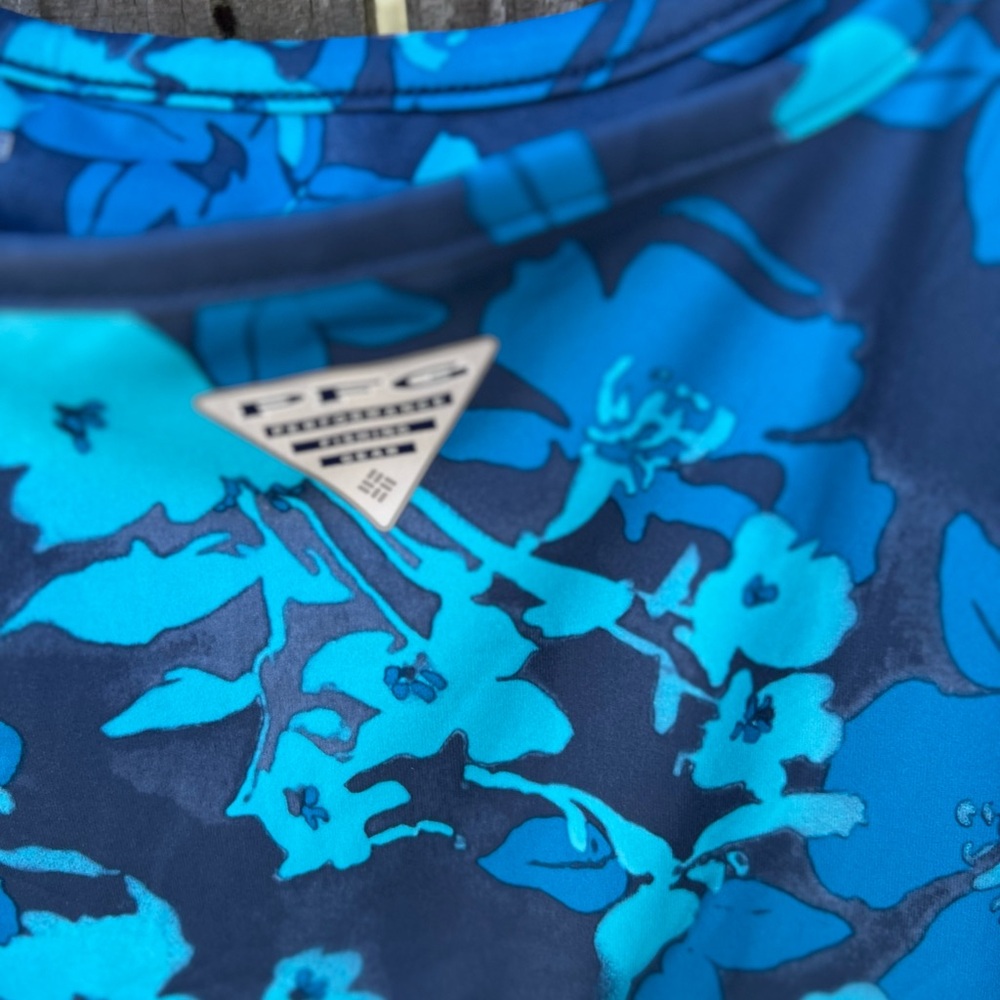 Columbia Blue Floral Tank Mini Dress - Picture 13 of 14